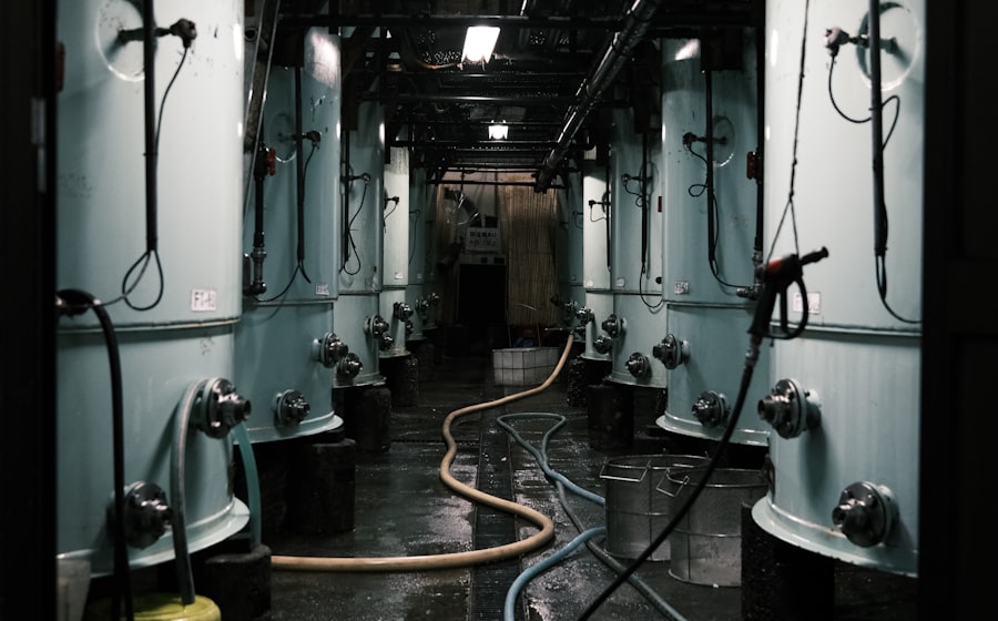 Tanques de una cervecería